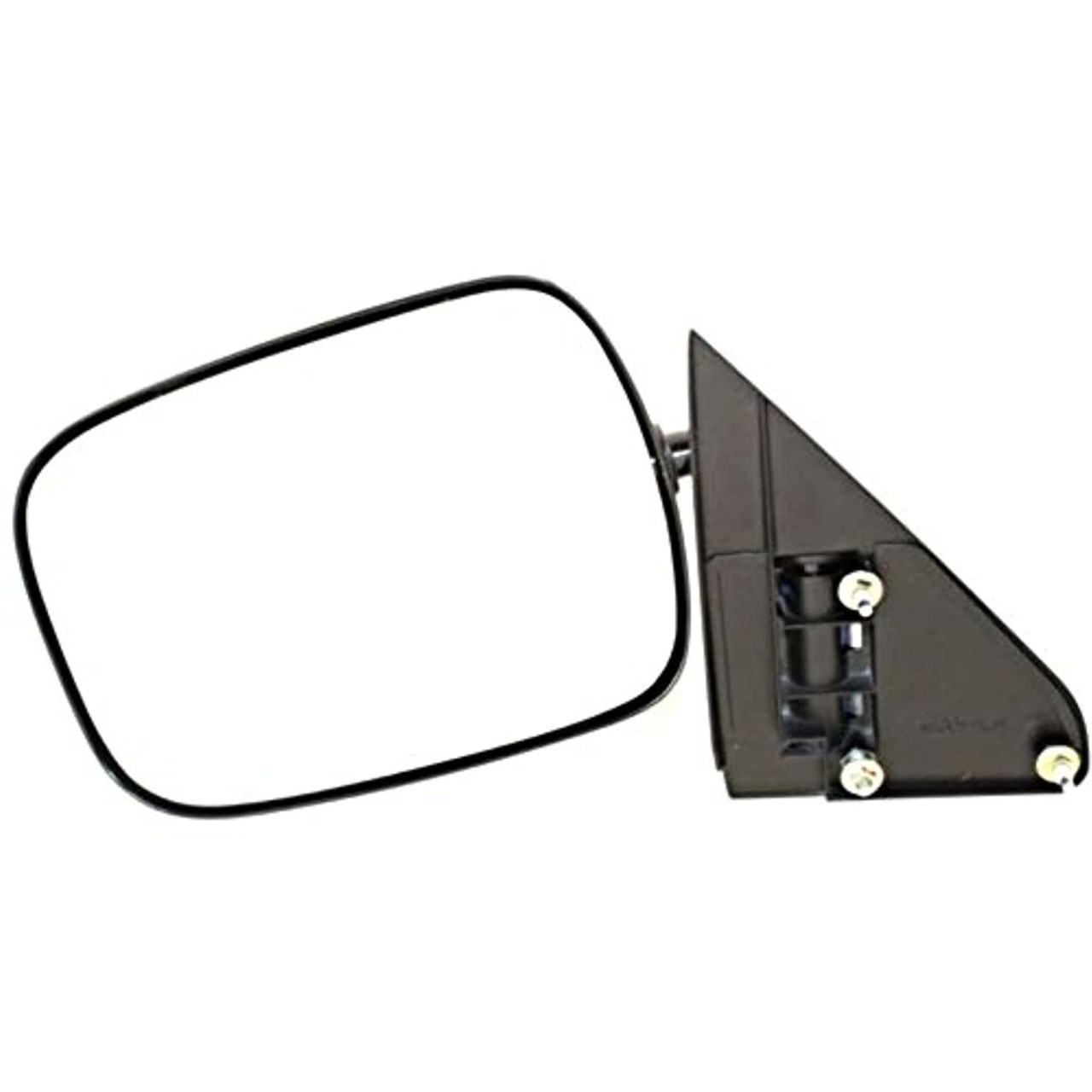 Fits 95-00 Tahoe 92-99 Yukon Left Driver Mirror Manual Unpainted Black