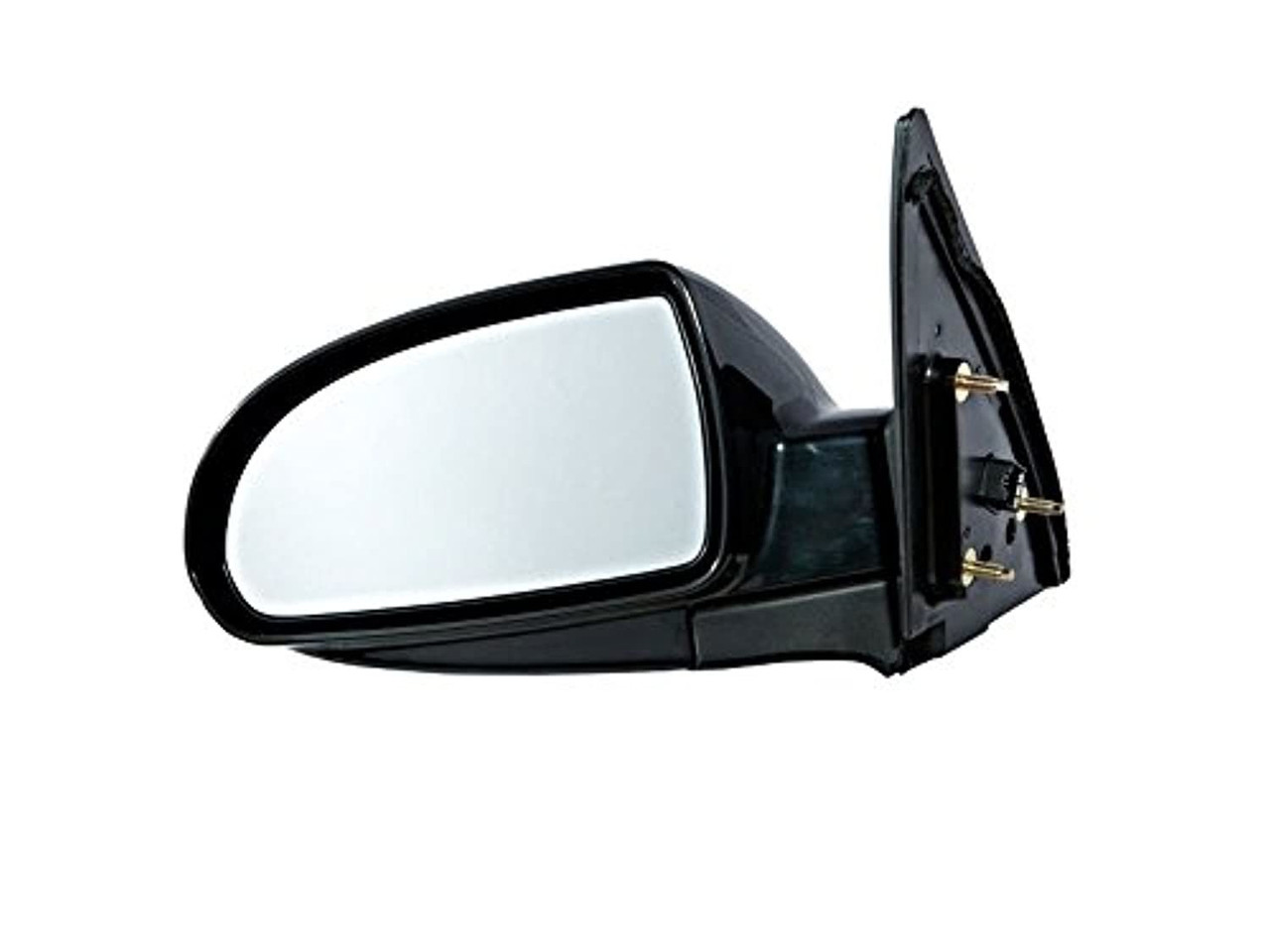 Fits 07-10 Elantra Sedan Left Driver Mirror Manual Remote Unpainted Black