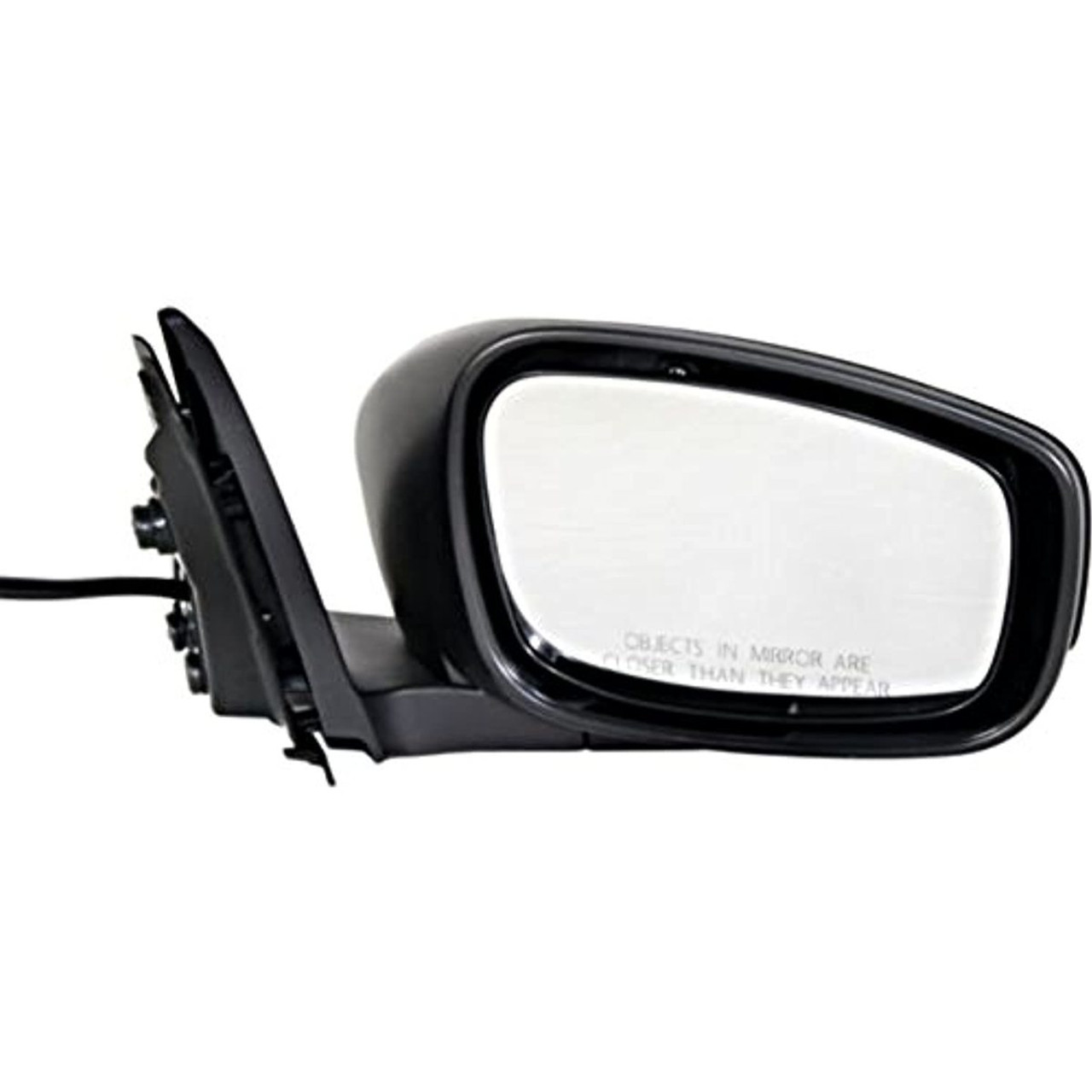 Fits 08-13 G37 Coupe Right Pass Power Mirror Unpainted with Heat Memory