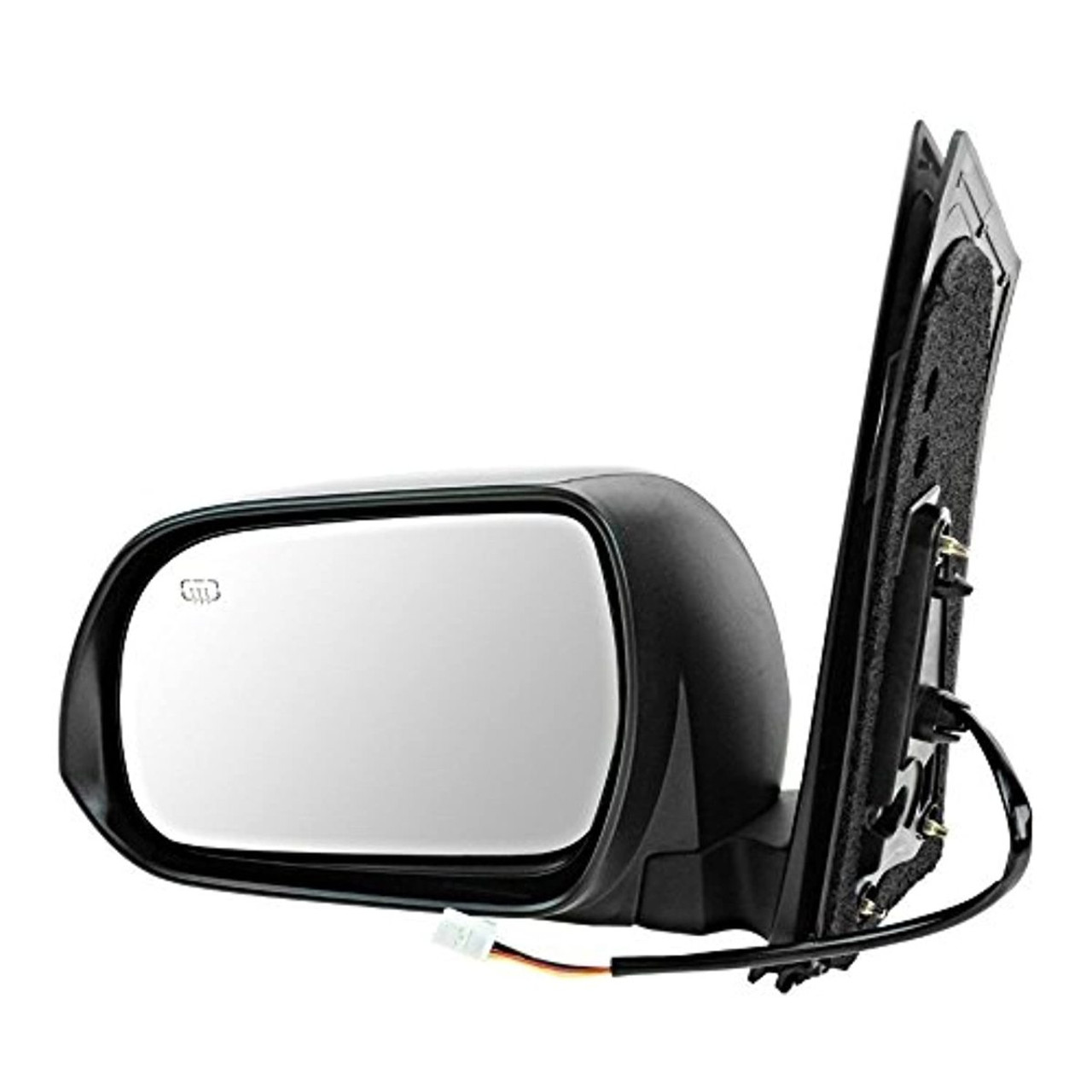 Fits 11-12 Sienna Left Driver Power Mirror Non-Painted W/Heat No Memory