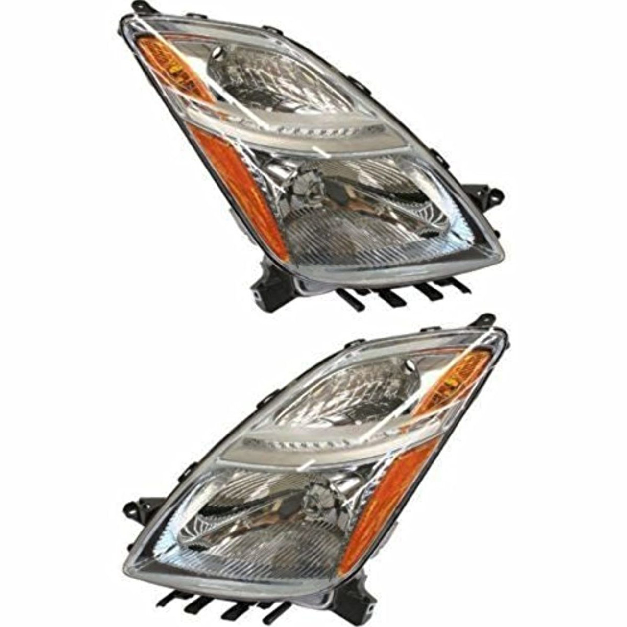 Fits Prius from 11/05-09 Left & Right Set Headlight Assembly Halogen Type