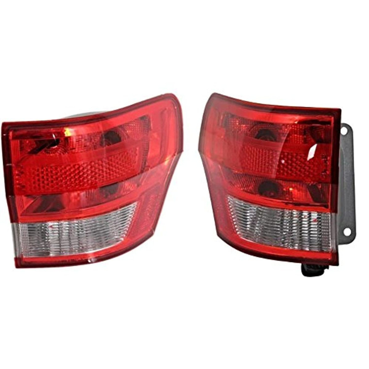 Fits 11-13 Jeep Grand Cherokee Left & Right Set Tail Lamp Assemblies Quart...