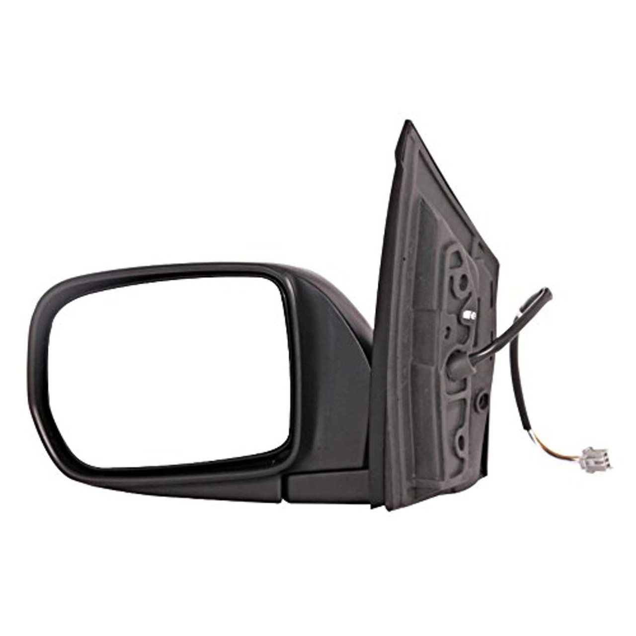 Fits 99-04 Odyssey Left Driver Mirror Power Non-Painted Black No Heat