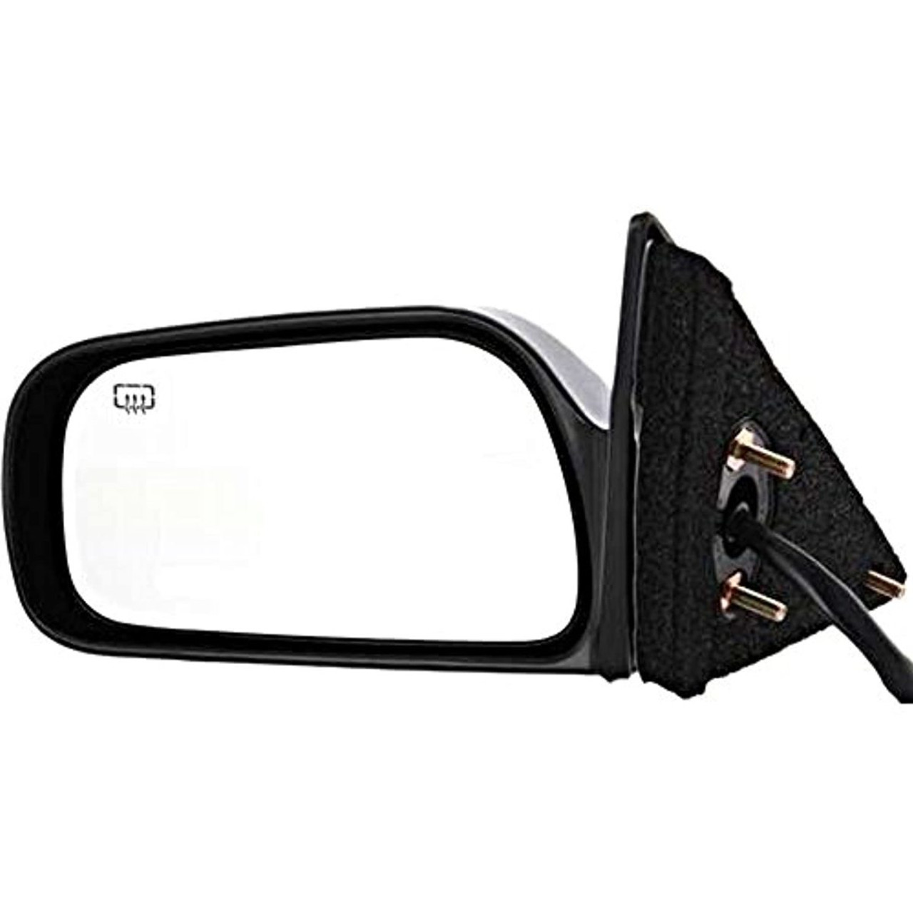 Fits 97-01 Camry Left Driver Pwr Mirror Unpainted W/Heat Includes Adapter