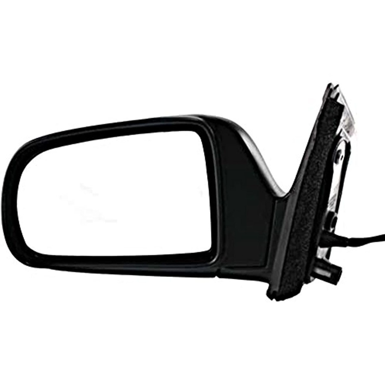 Fits 98-03 Sienna Left Driver Mirror Power Non-Painted Black No Heat