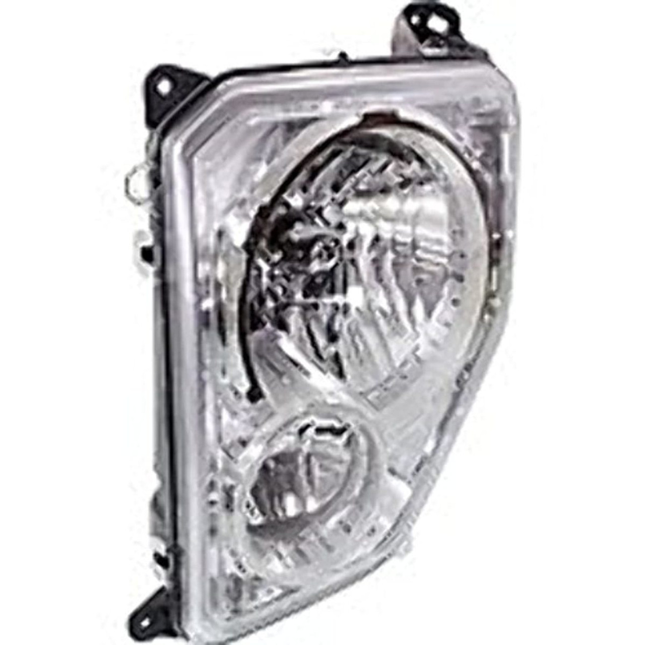 Fits 08-12 Liberty Left Driver Headlamp Assy w/Chrome Bezel w/Fog lamp w/Shield