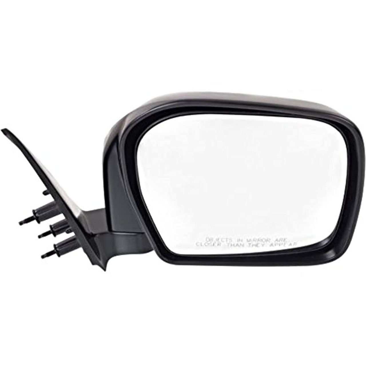 Fits 00 Tacoma Right Passenger Mirror Manual Black Folding Unpainted