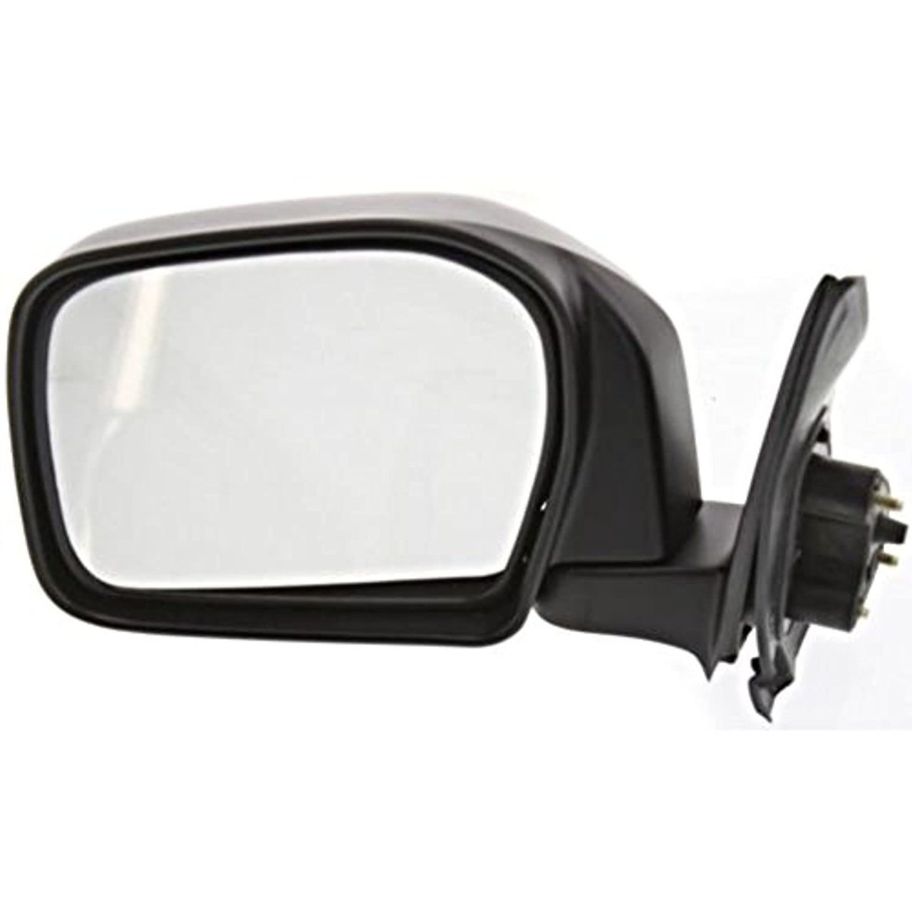 Fits 00 Tacoma Left Driver Mirror Manual Black Folding Unpainted