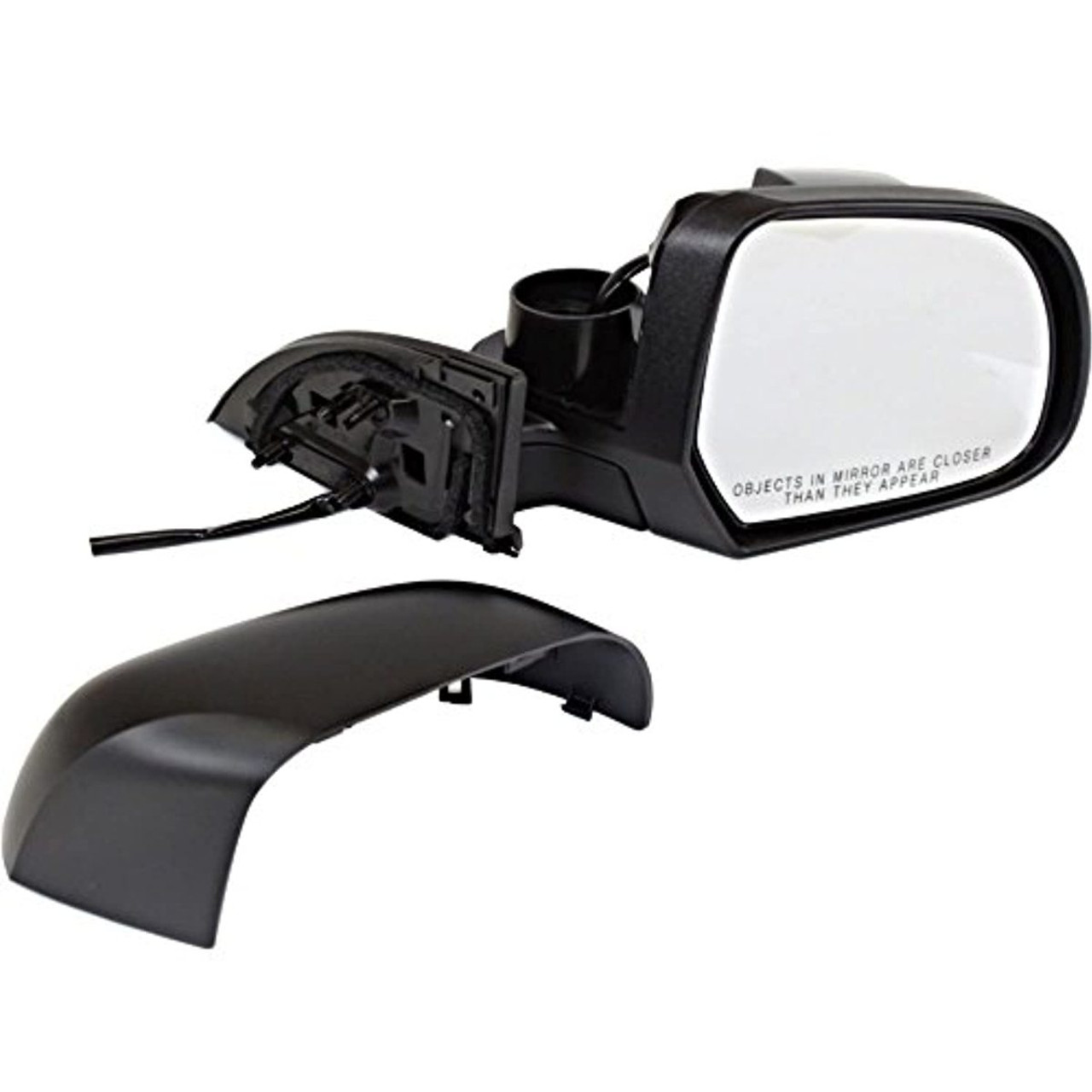 Fits 11-12 Leaf Right Passenger Power Mirror Unpainted No Heat