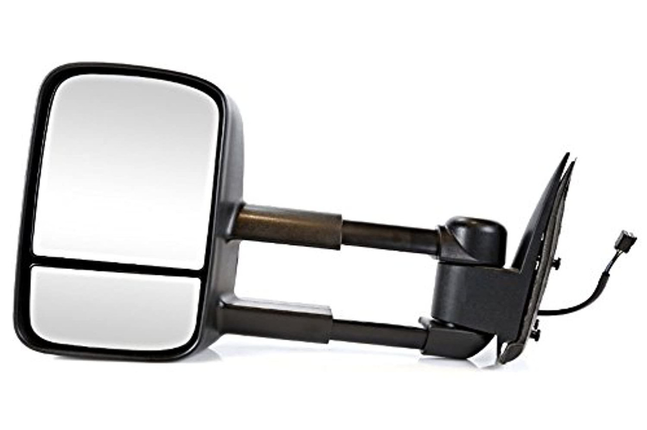 Fits 00-02 Suburban/Tahoe/Yukon Left Driver Pwr Mirror W/Heat Man Telescopic