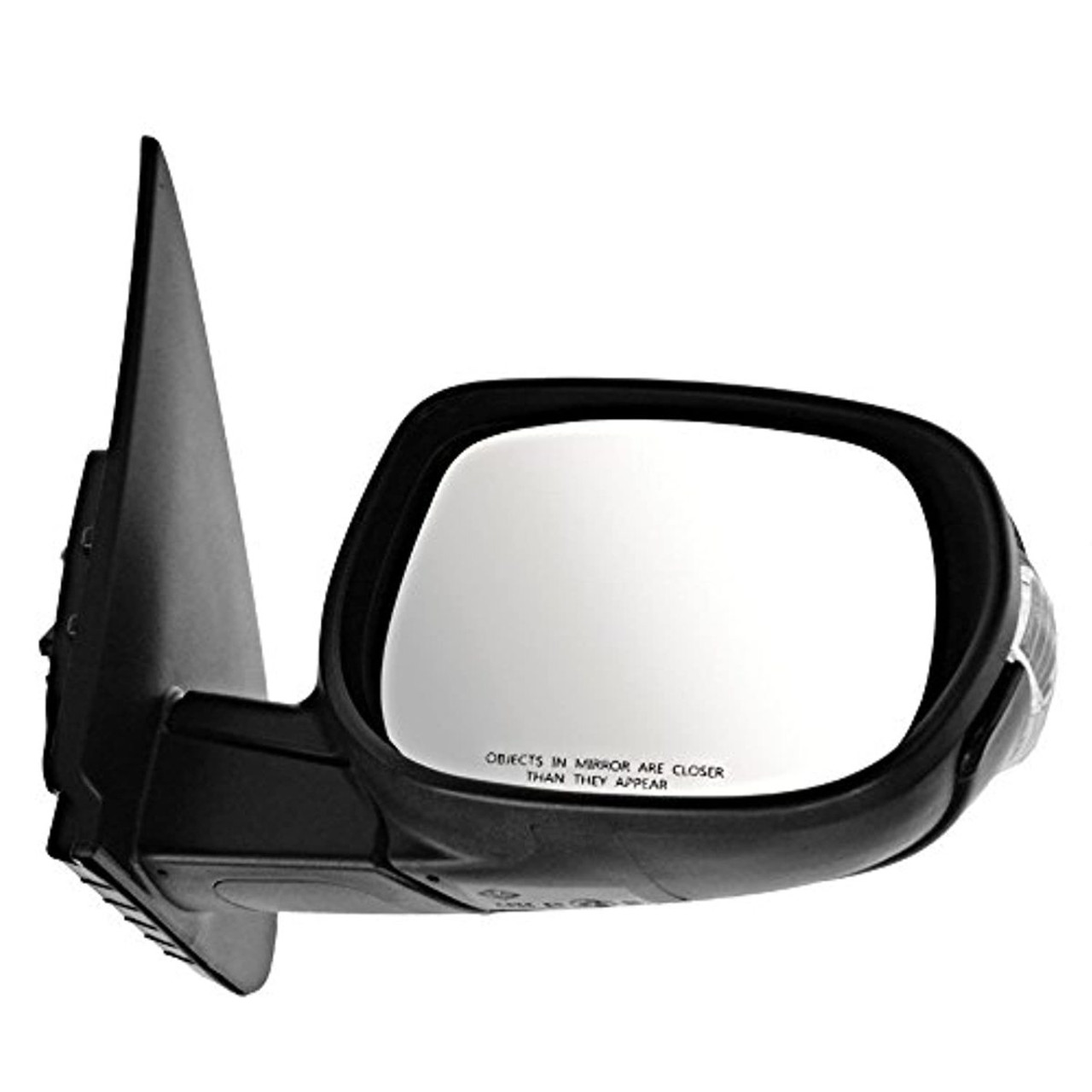 Fits 10 Forte Right Pass Mirror Power Unpainted W/Heat,Signal,Manual Folding