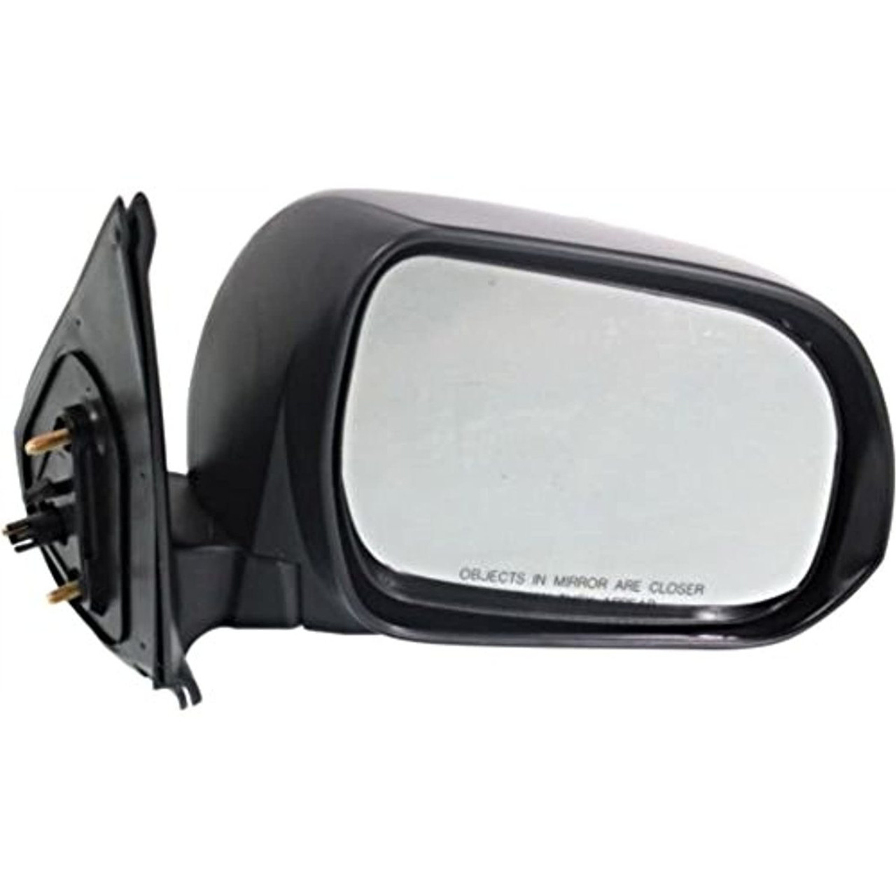 Fits 12-15 Tacoma Right Passenger Mirror Assembly Manual Textured Black Folding