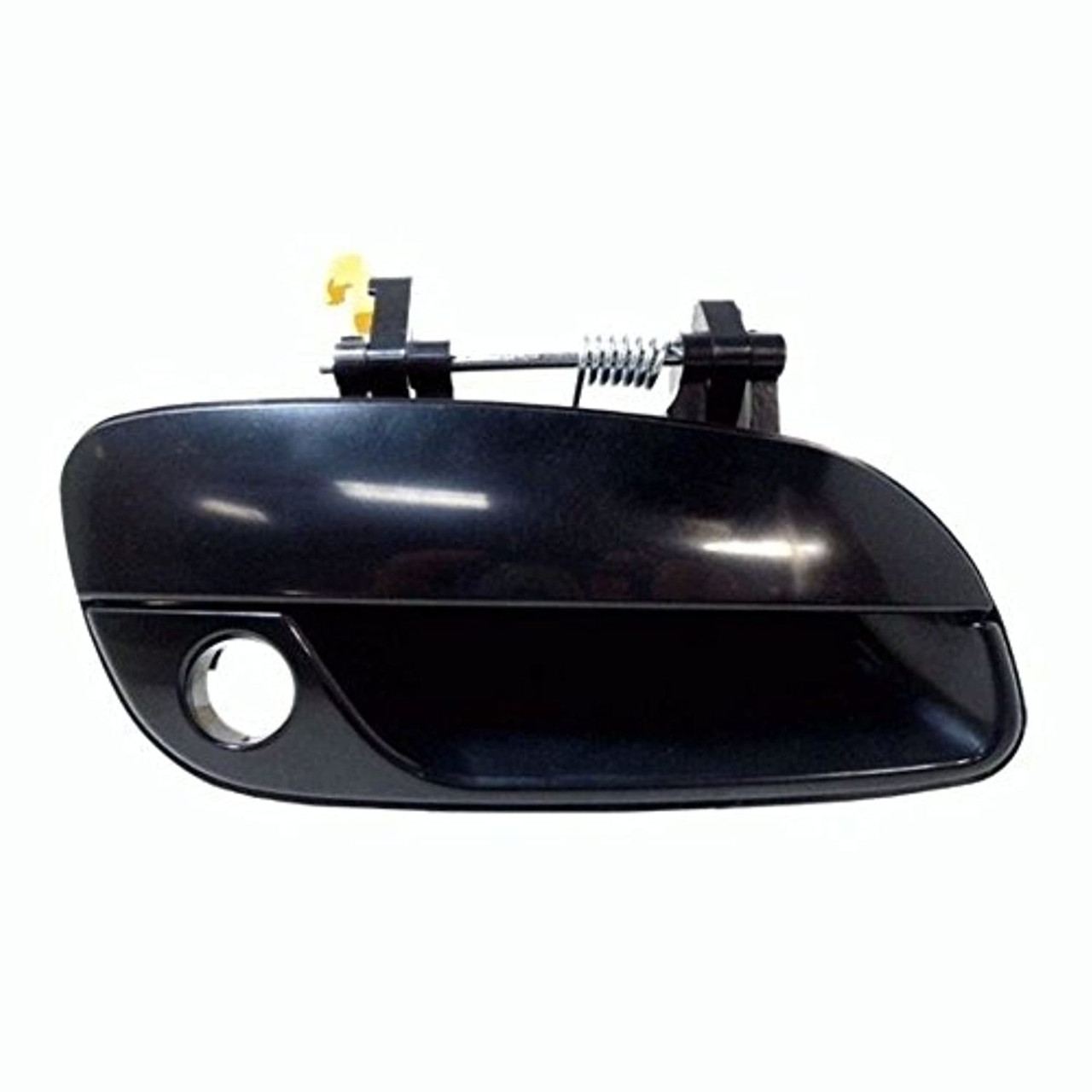 Fits 01-06 Hy Elantra Right Pass Front Outside Door Handle w/Keyhole Black