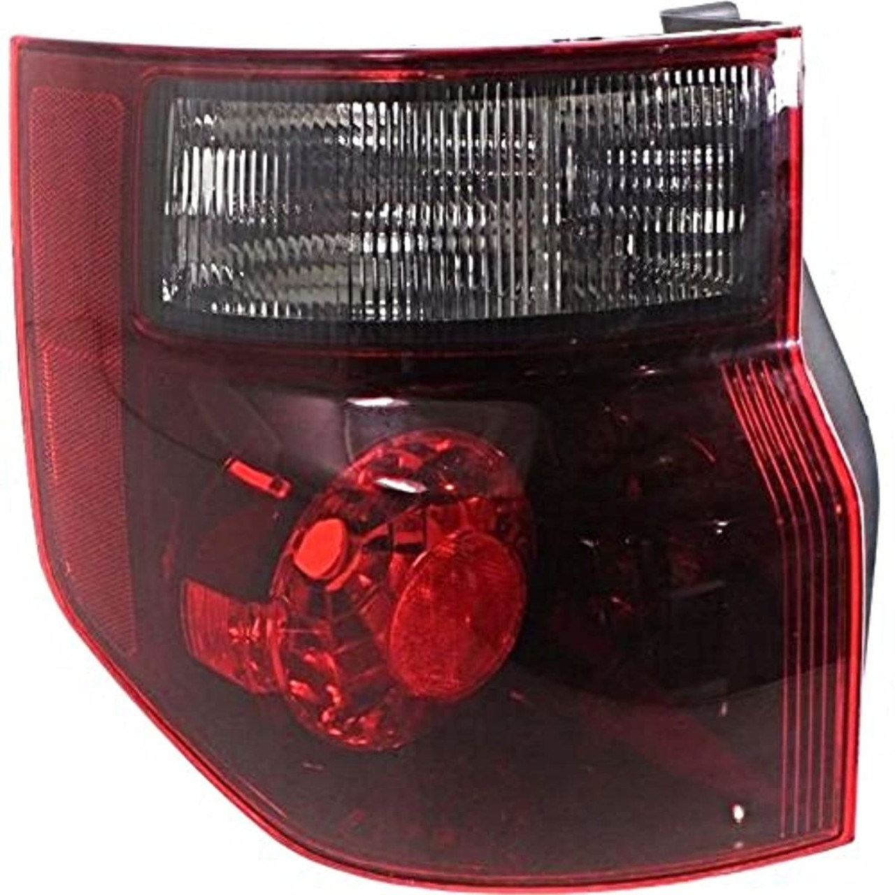 Fits For 03-08 Honda Element Left Driver Tail Lamp Unit Assembly w/Dark Red Lens