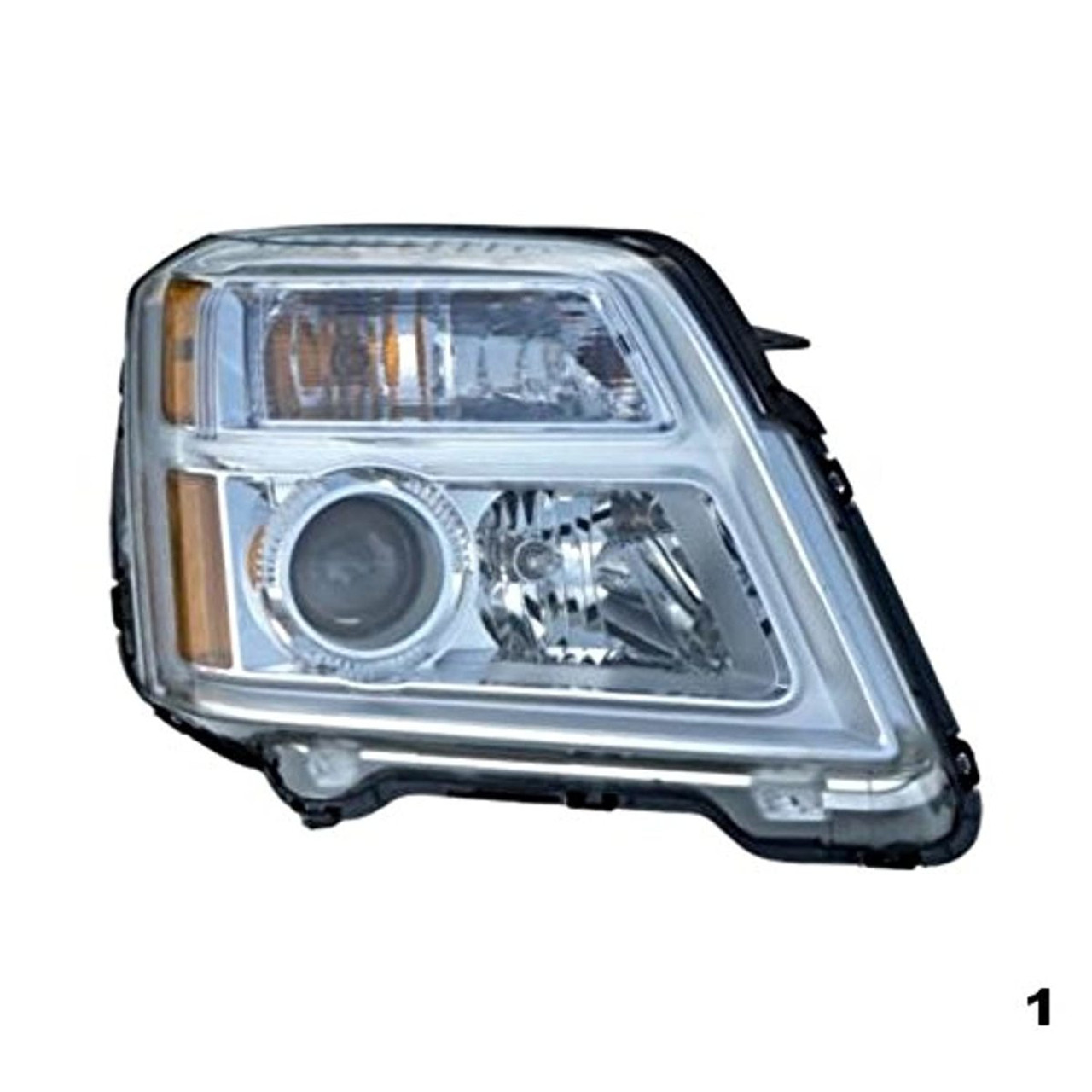 Fits 10-13 GM Terrain (excludes 13 Terrain Denali) Left Driver Headlamp Assembly