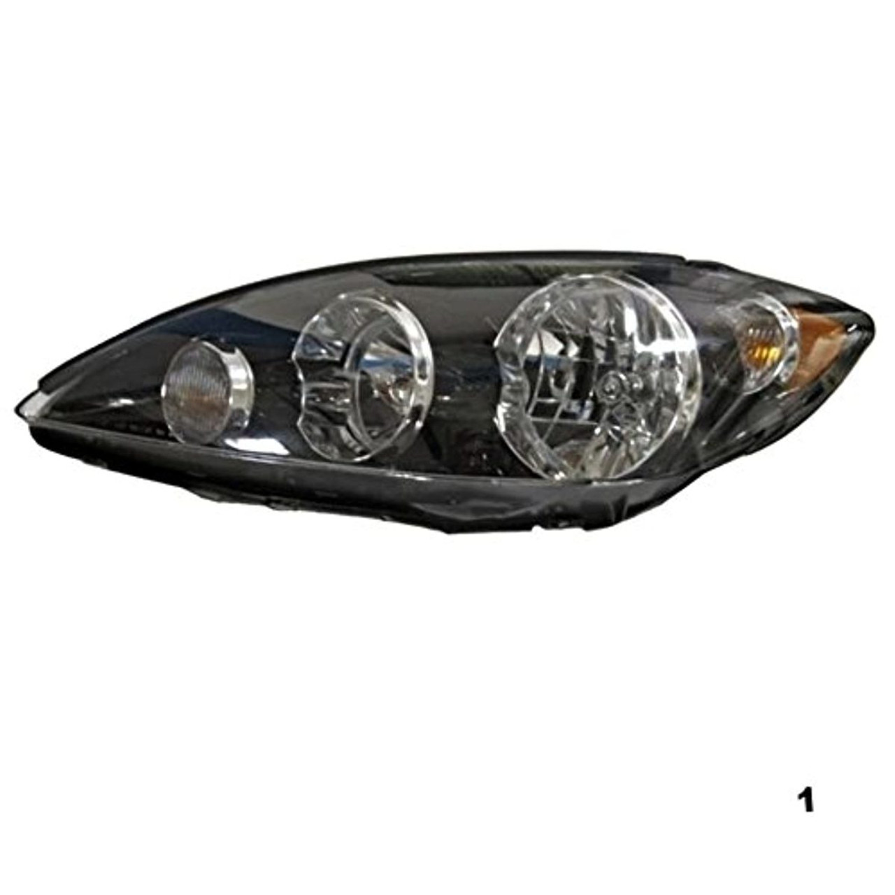 Fits 05-06 Camry Left Driver Side Headlight Assembly w/Black Trim USA Built Only