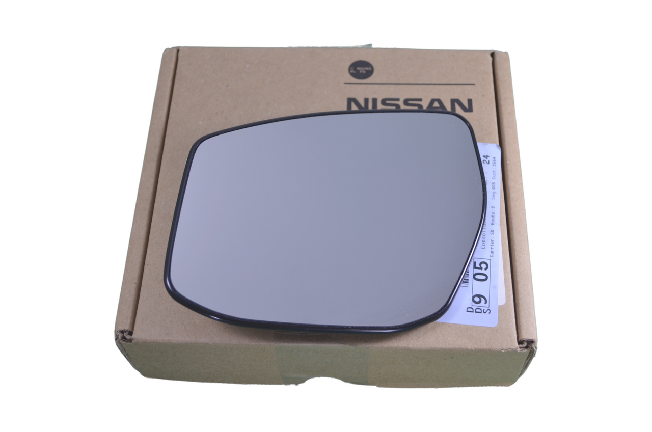 Comaptible with Nissan 16-20 Maxima Left Driver Mirror Glass w/Rear Holder OEM Part