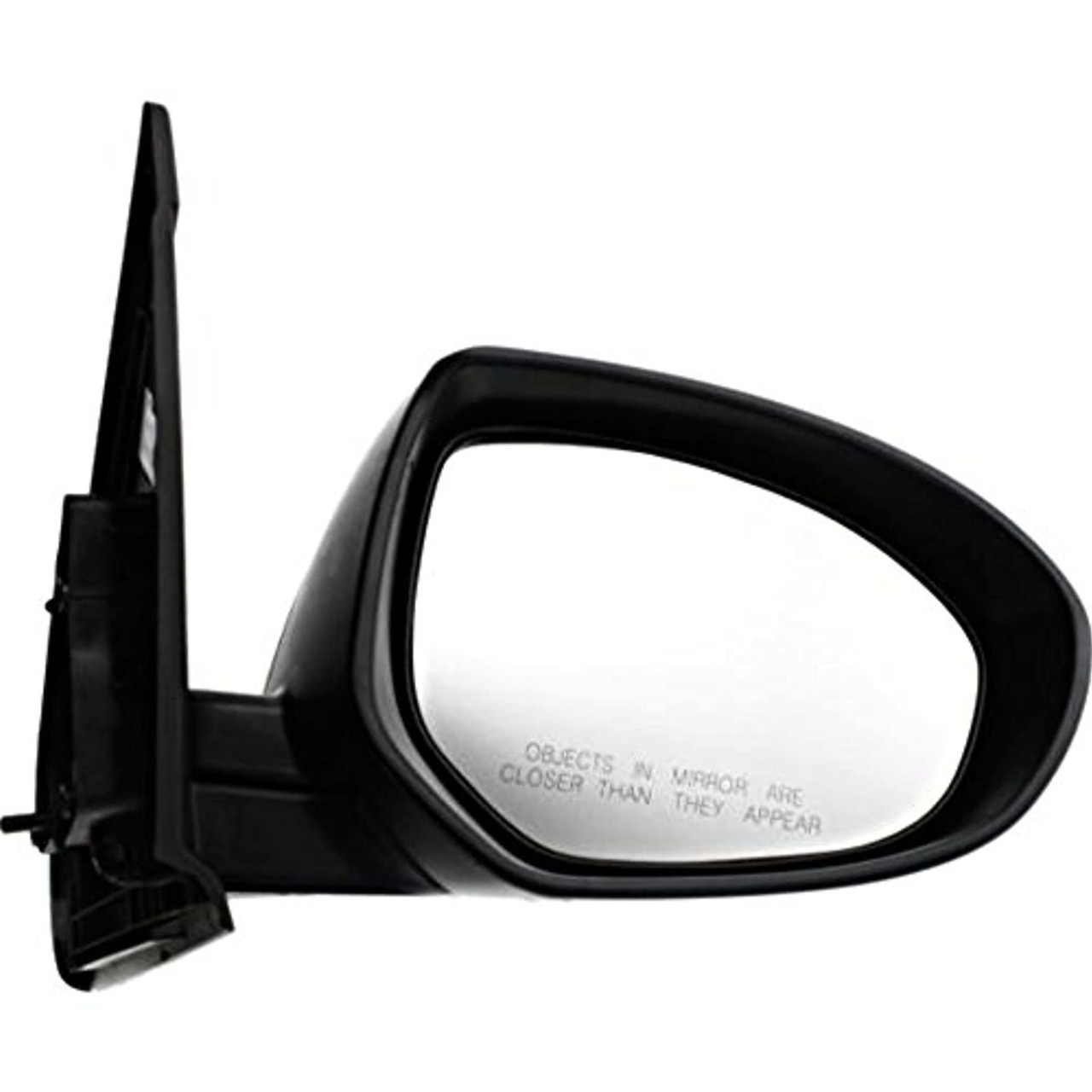 Fits 10-13 MZ 3 Right Passenger Mirror Power Non-Painted Black w/Heat, Signal