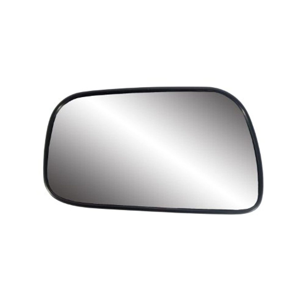 Driver Side Heated Mirror Glass w/Backing Plate, Toyota Camry Sedan US Built, 4 1/4" x 7 1/4" x 7"