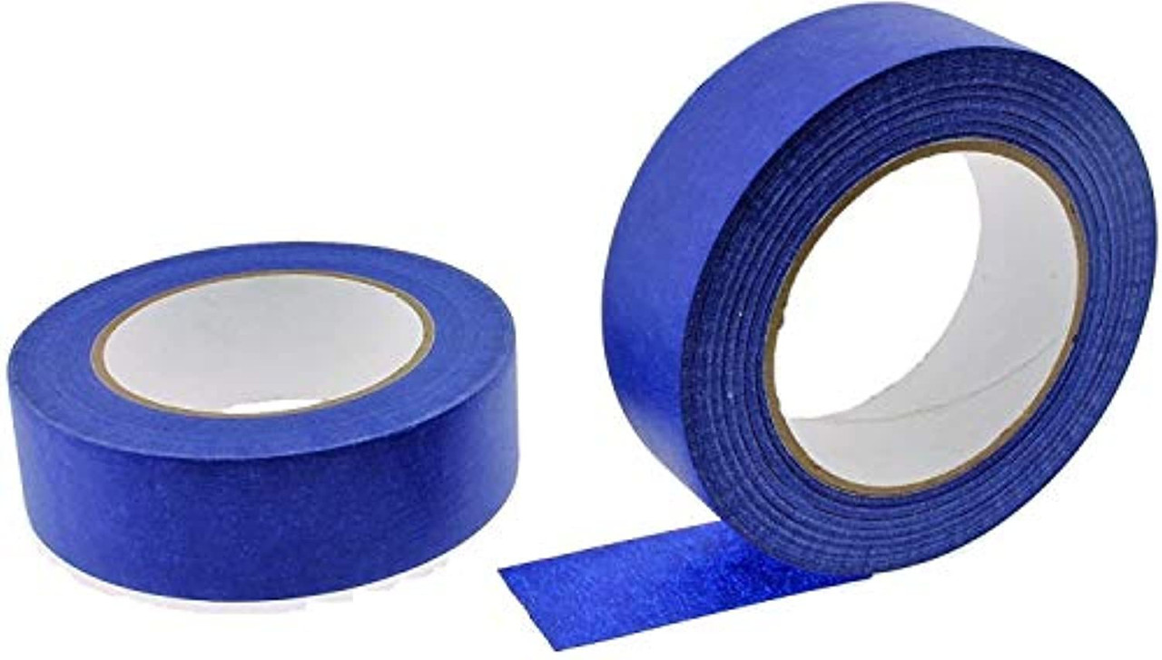 1 Roll No Residue Blue Masking Tape 1.5" x 60 yds (36mm x 180')
