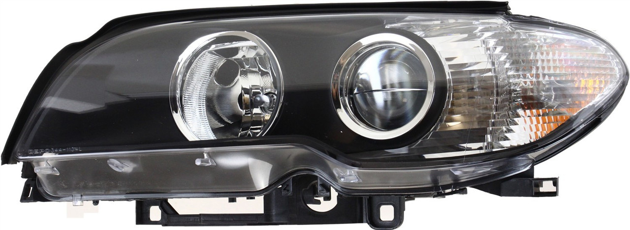 325CI/330CI 03-06 HEAD LAMP LH, Lens and Housing, Halogen, w/ White Turn Indicator, Convertible/Coupe, From 3-03