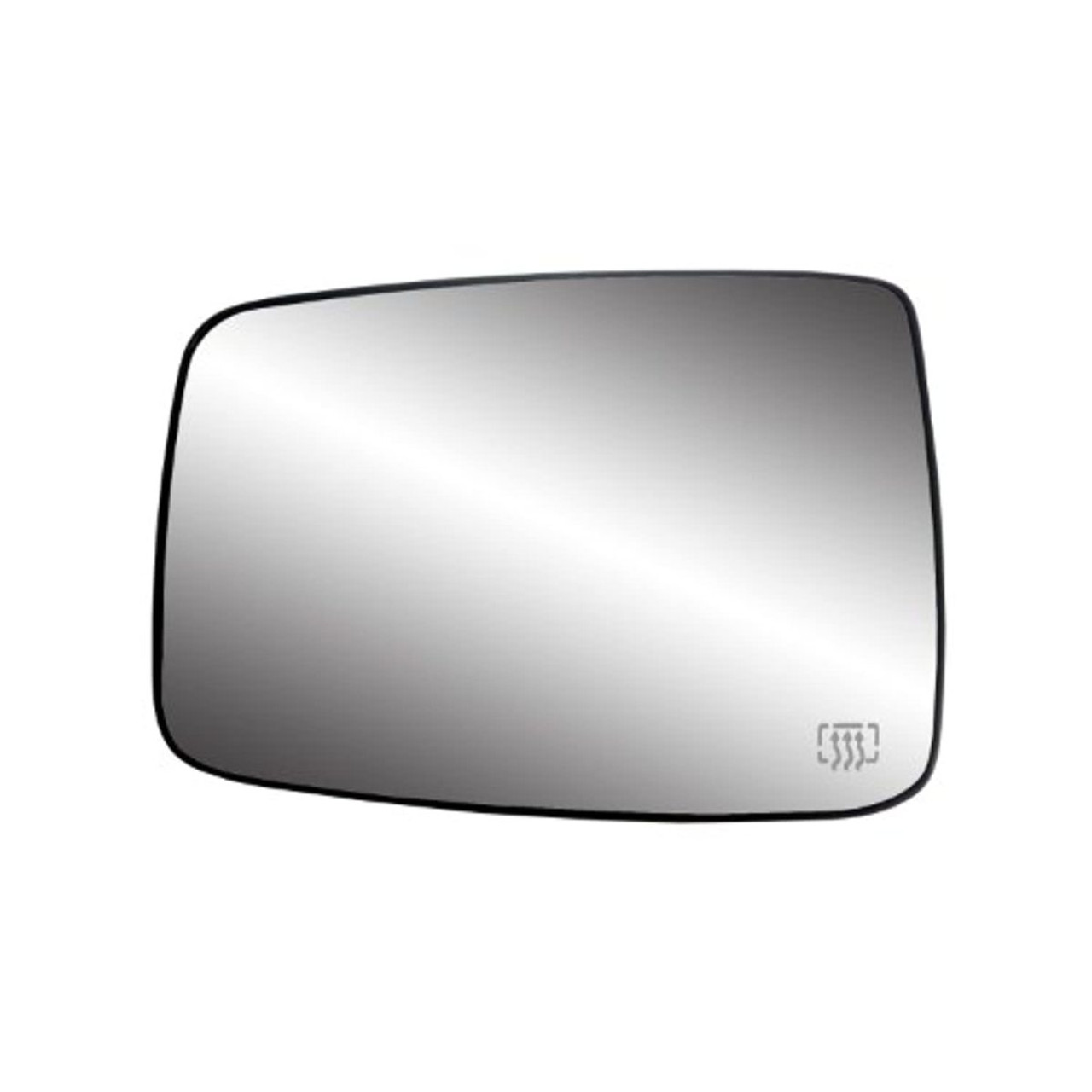 Fit System 33244 Driver Side Heated Mirror Glass w/Backing Plate, Dodge Rm Pick-Up 1500, Rm Pick-Up 2500, 3500, 6 3/8" x 9" x 10" (w/o Towing pkg, w/o auto dimming)