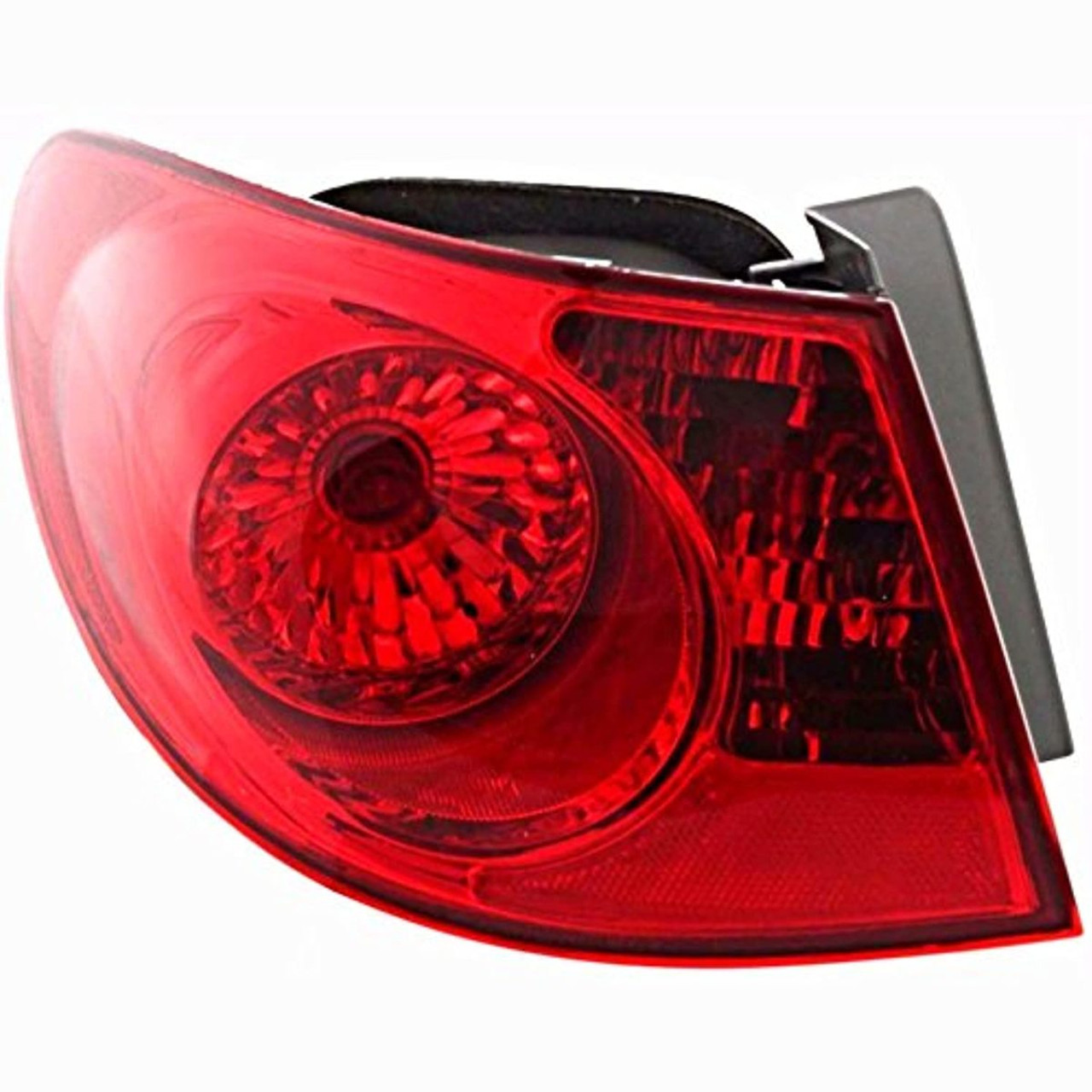 Fits 07-10 Elantra Left Driver Tail Lamp Assembly Quarter Mounted