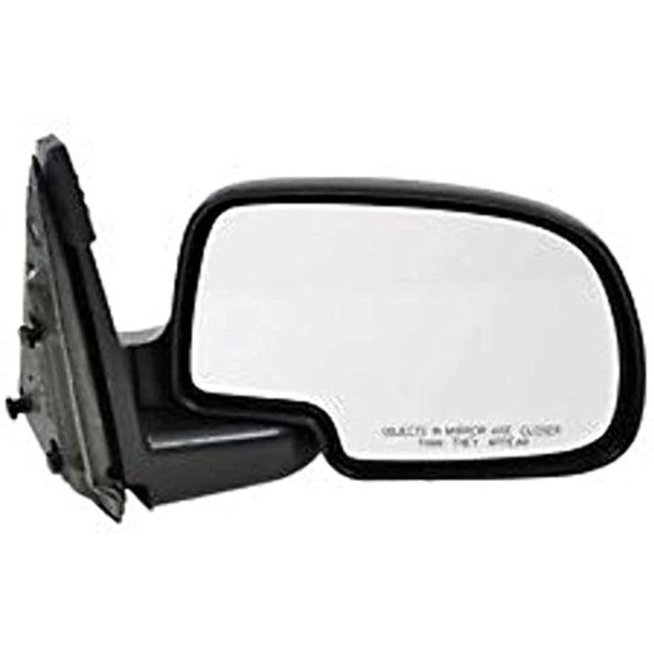 Fits 99-07 Silverado Sierra Right Passenger Mirror Manual Textured Black Folding