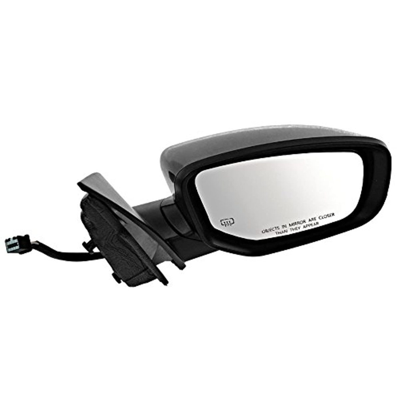 Fits 13-15 Dart Right Pass Mirror Unpainted W/Heat, Signal, Light No Blind Spot