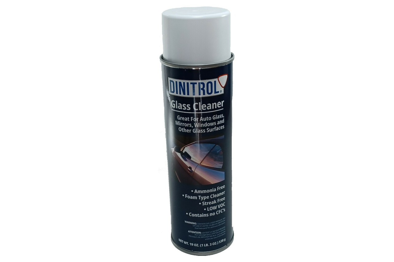 DINITROL 7250 - Glass Cleaner Spray Aerosol Can 19oz - Streak Free