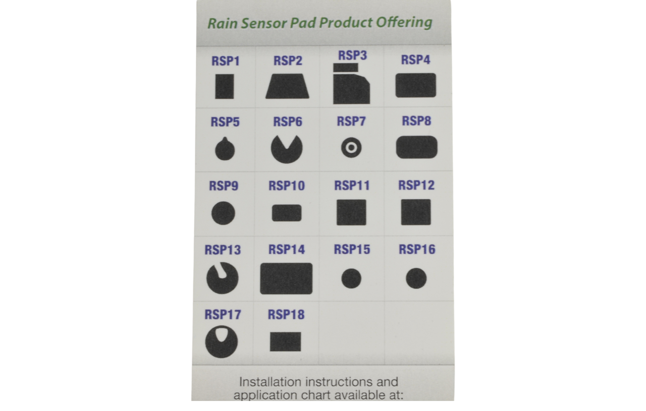 Marcy RSP9 Automotive Rain Sensor Pad Double Sided Adhesive - See details for fitment