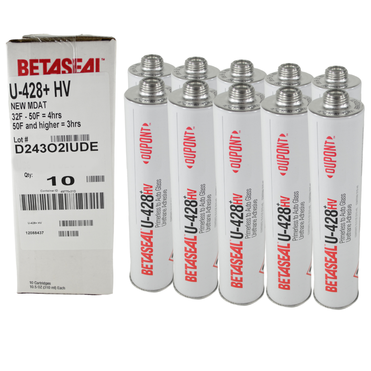 Dow U-428 Plus HV Auto Glass Windshield Urethane Primerless Adhesive ...