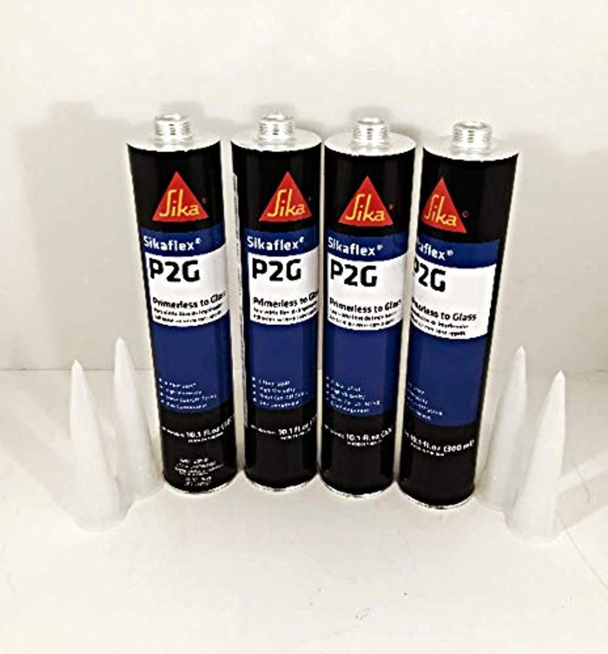 Auto Glass Urethane/Adhesive/Sealant Primerless to Glass 4 Tubes Sika P2G