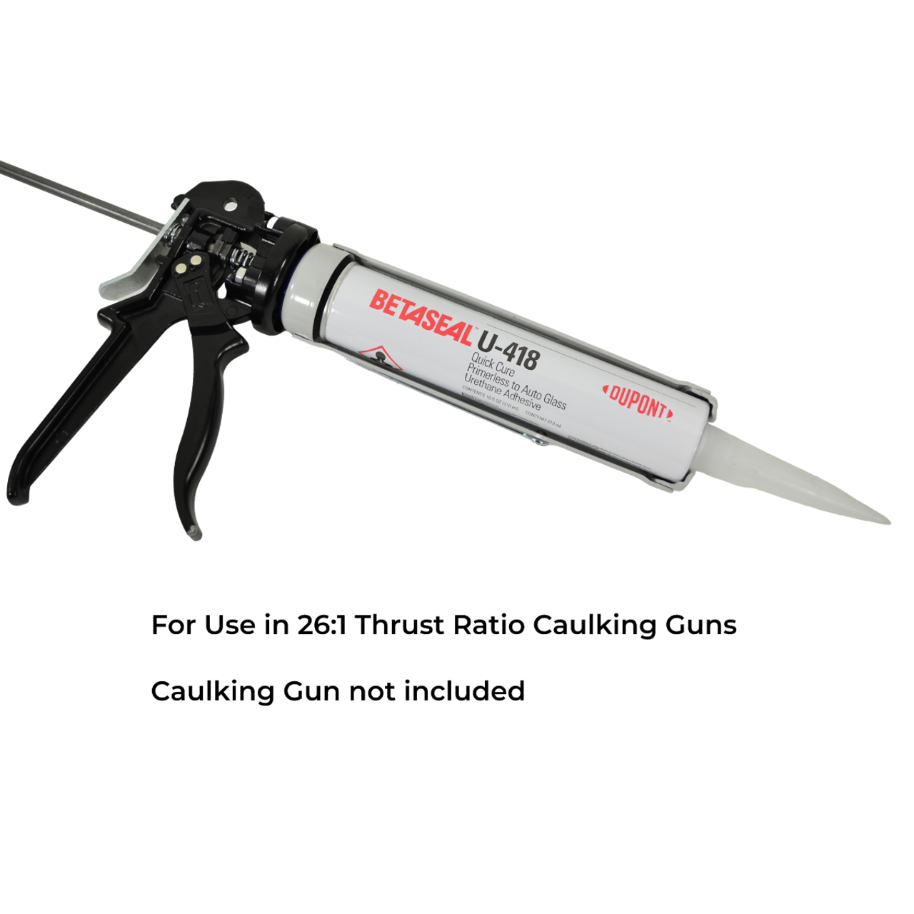 U418 Dow Betaseal Auto Glass Primerless Urethane//Adhesive (4) Tubes