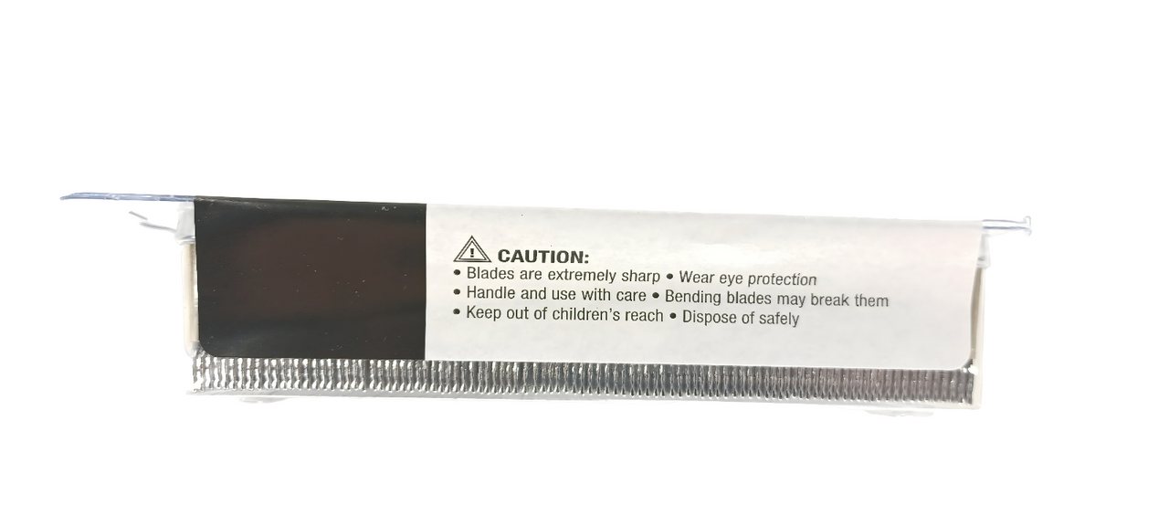 PGW Single Edge Razor Blades 100 Pack Heavy Duty Professional .009 ...