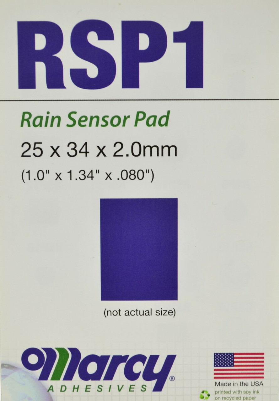 Marcy RSP1 Replacement Rain Sensor Pad Only - 25mm x 34mm see details for fitment (Acrylic Adhesive)