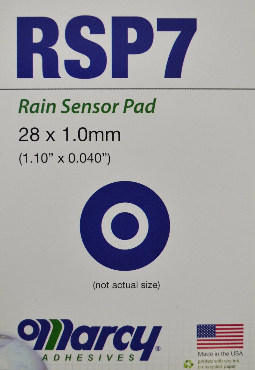 Marcy RSP7 Replacement Rain Sensor Pad Only - 28mm x 1mm see details for fitment (Acrylic Adhesive)