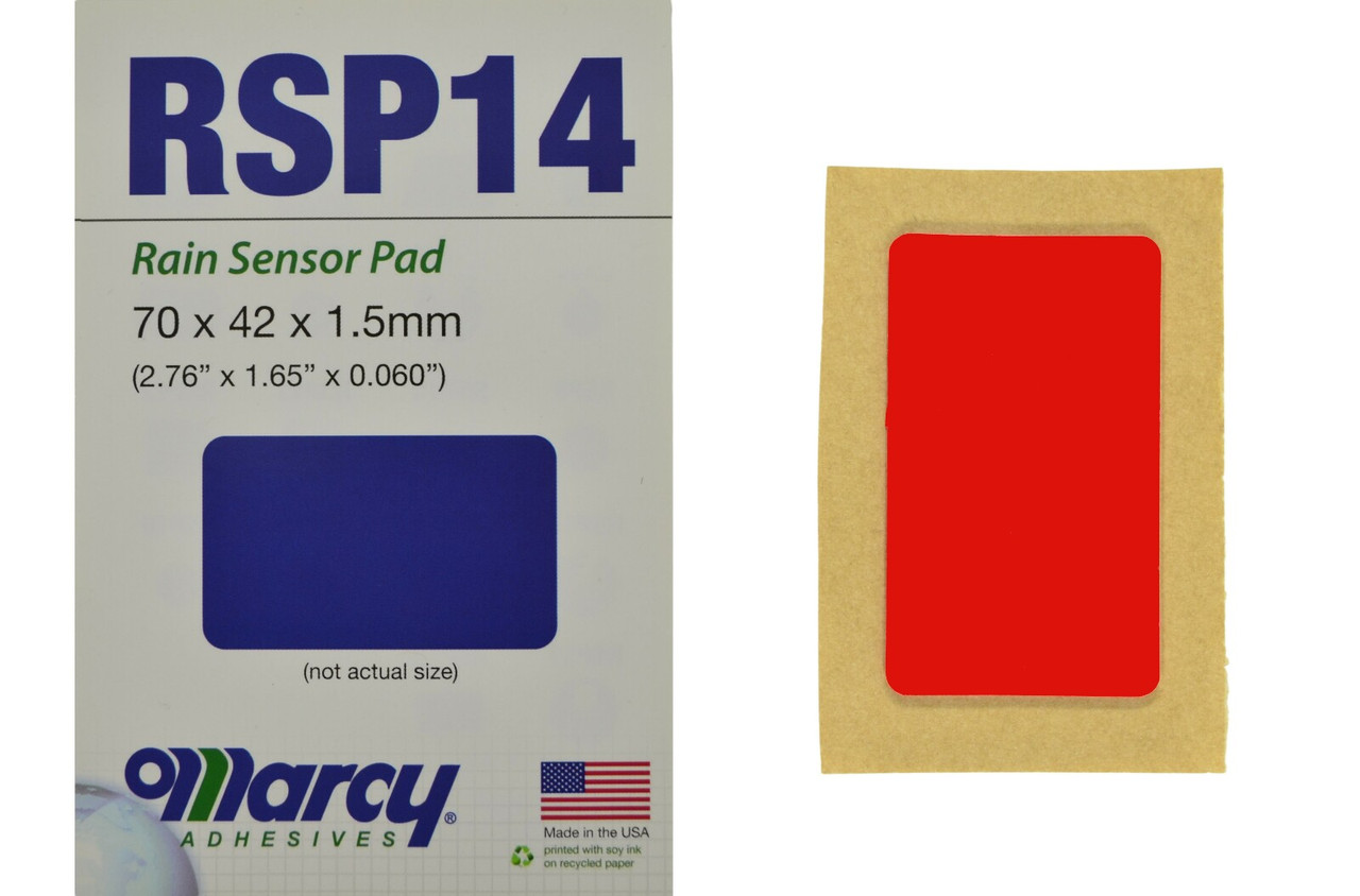 Marcy RSP14 Rain Sensor Pad Only - 70mm x 42mm x 1.5mm see details for fitment (Acrylic Adhesive)