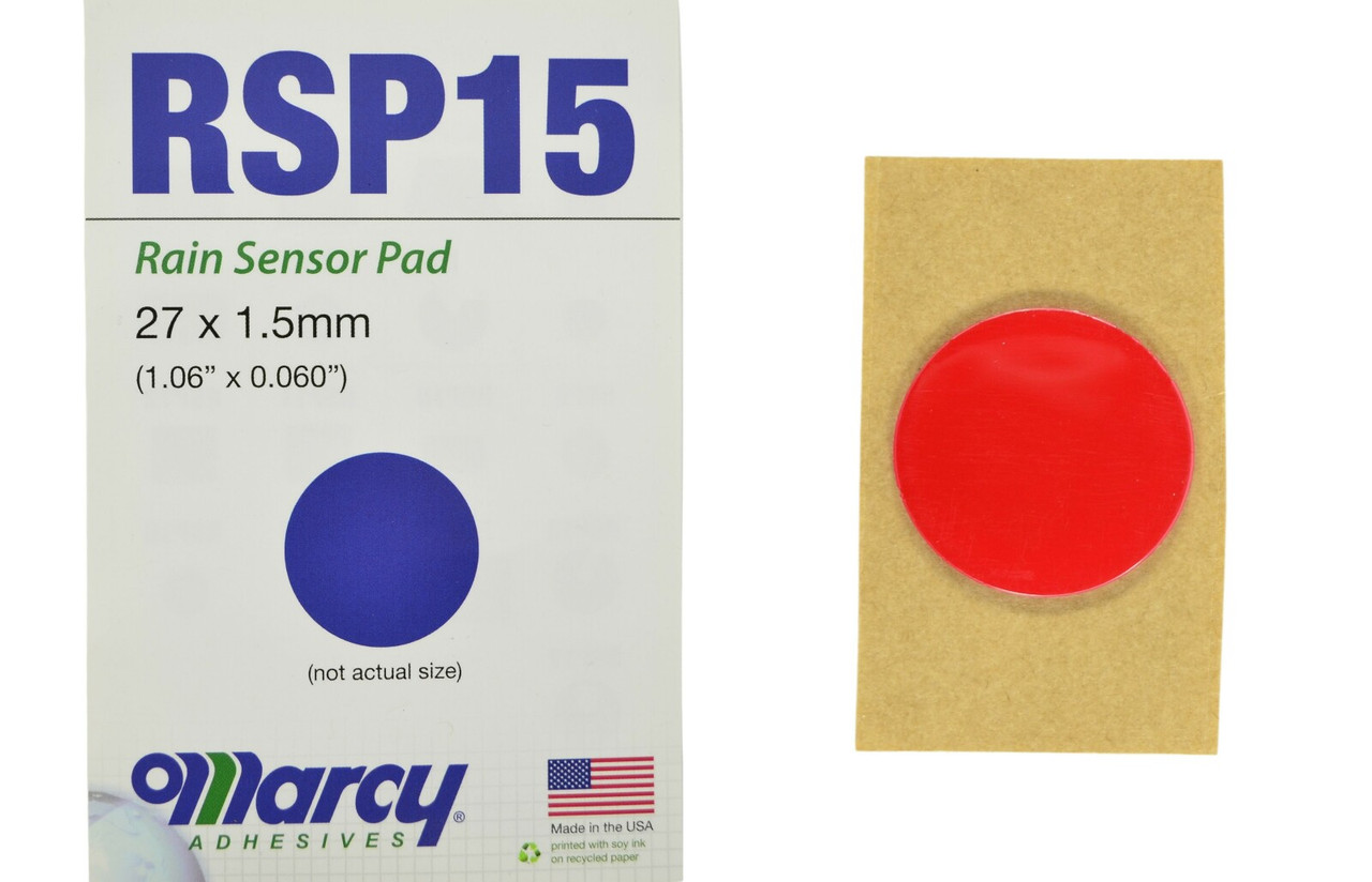 Marcy RSP15 Rain Sensor Pad Only - 27mm x 1.5mm see details for fitment (Acrylic Adhesive)