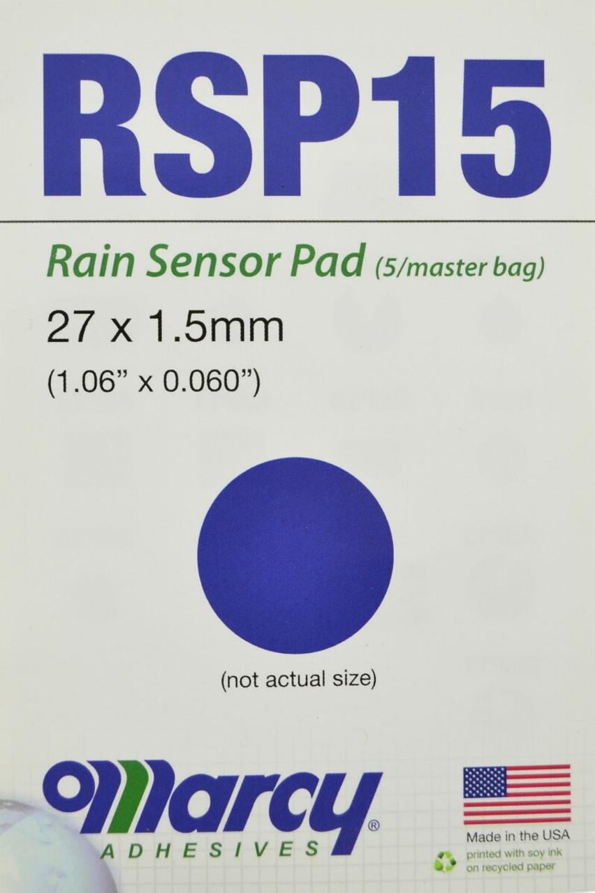 Marcy RSP15 Rain Sensor Pad Only - 27mm x 1.5mm see details for fitment (Acrylic Adhesive)