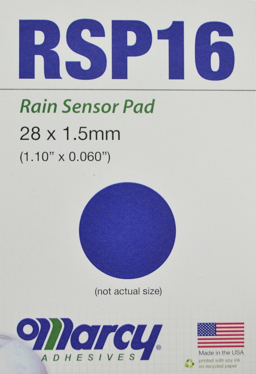 Marcy RSP16 Rain Sensor Pad Only - 28mm x 1.5mm see details for fitment (Acrylic Adhesive)