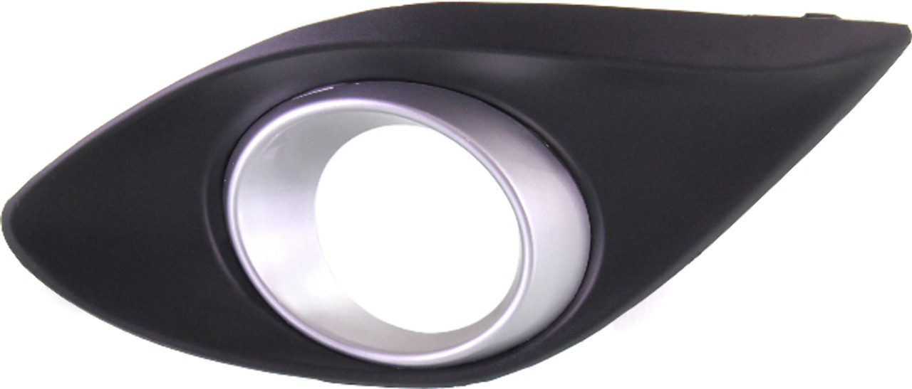 MAZDA 3 12-13 FOG LAMP COVER RH, Smooth Black, w/o Fog Light Hole, Hatchback/Sedan