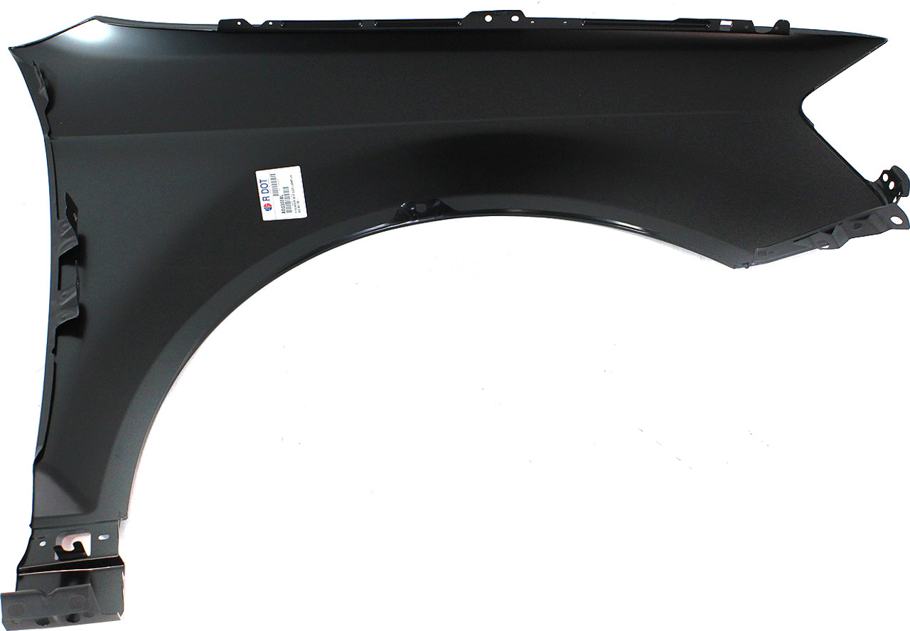 A3 09-13 FRONT FENDER LH, Primed, Steel, w/o Side Marker Light Holes