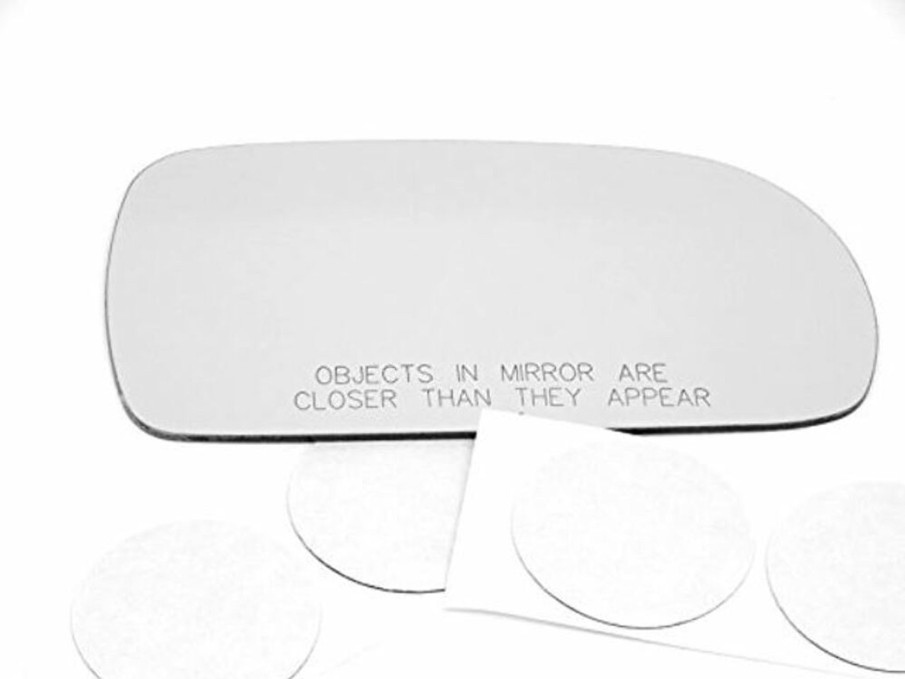 Fits 02-05 Sedona Right Passenger Convex Mirror Glass Lens w/Adhesive USA w/o Backing Plate