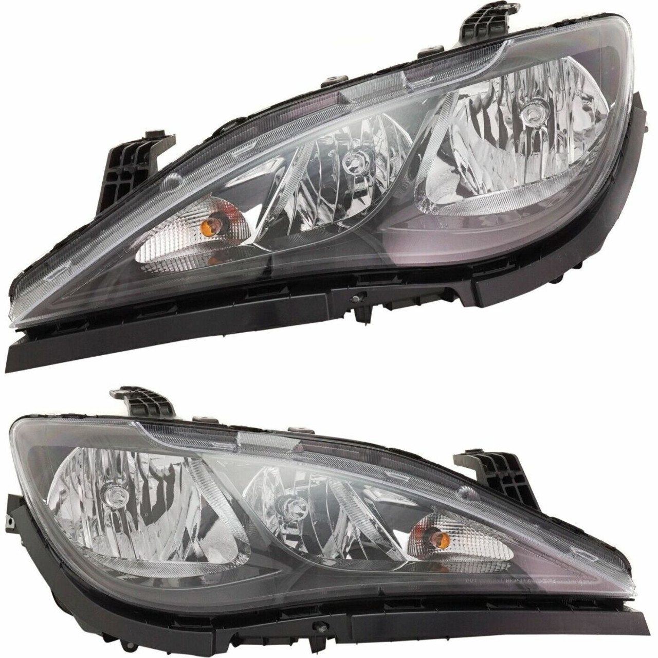For 17-23 Chry Pacifica Left & Right Halogen Headlight Assemblies Set w/out Quad