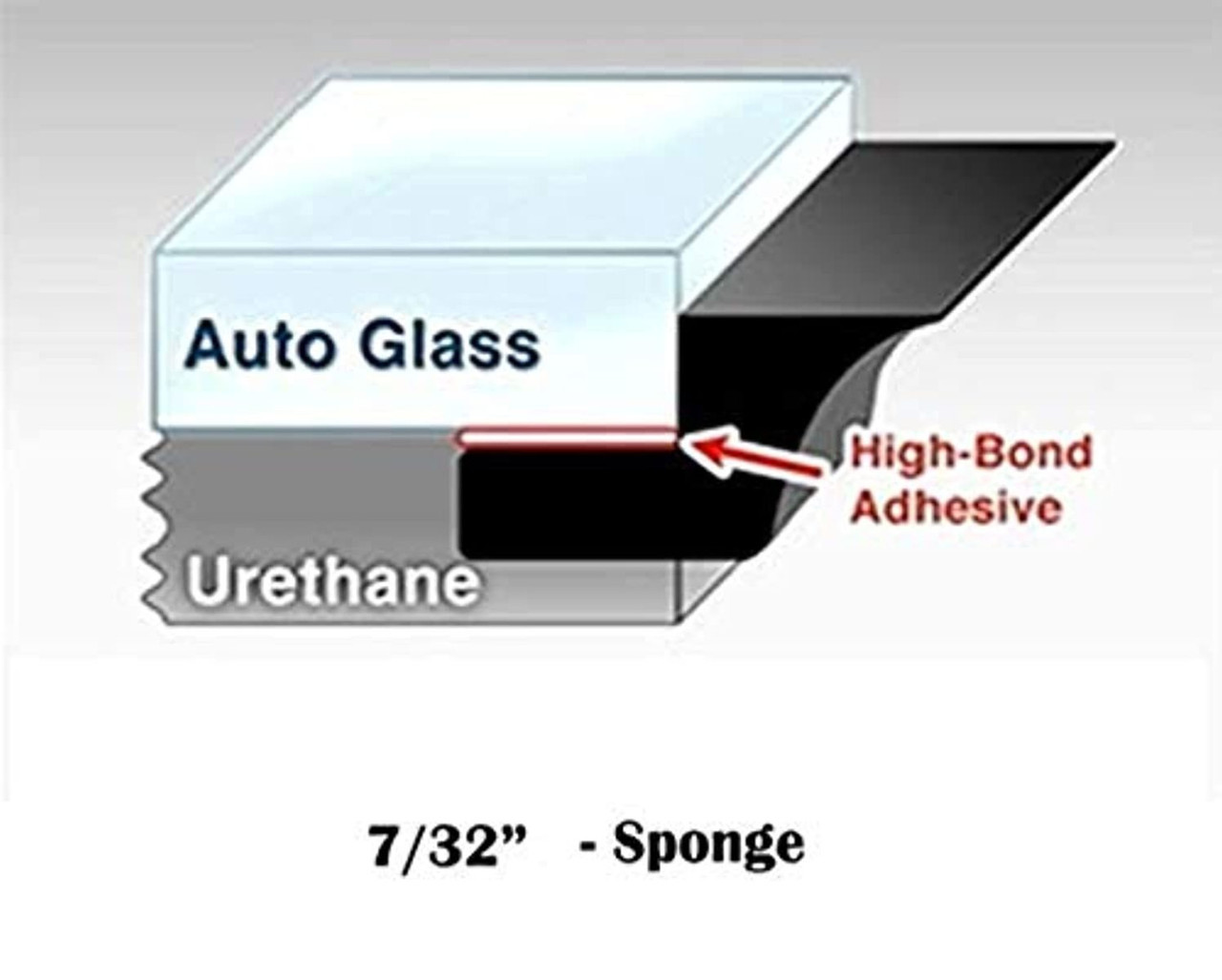 Underglass Reveal Moldings 5mm (single extrusion), sponge (16')