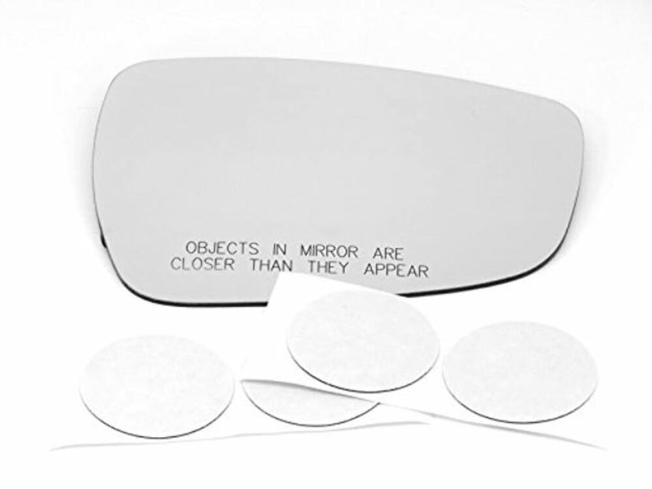 Fits 11-17 Elantra 12-17 Veloster Right Pass Convex Mirror Glass Lens w/Silicone