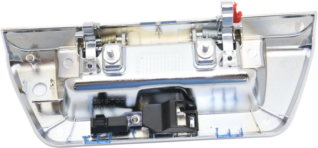 F-150 15-17 TAILGATE HANDLE, Power Locking, All-Chrome, w/ Camera hole, w/o LED Lamp hole