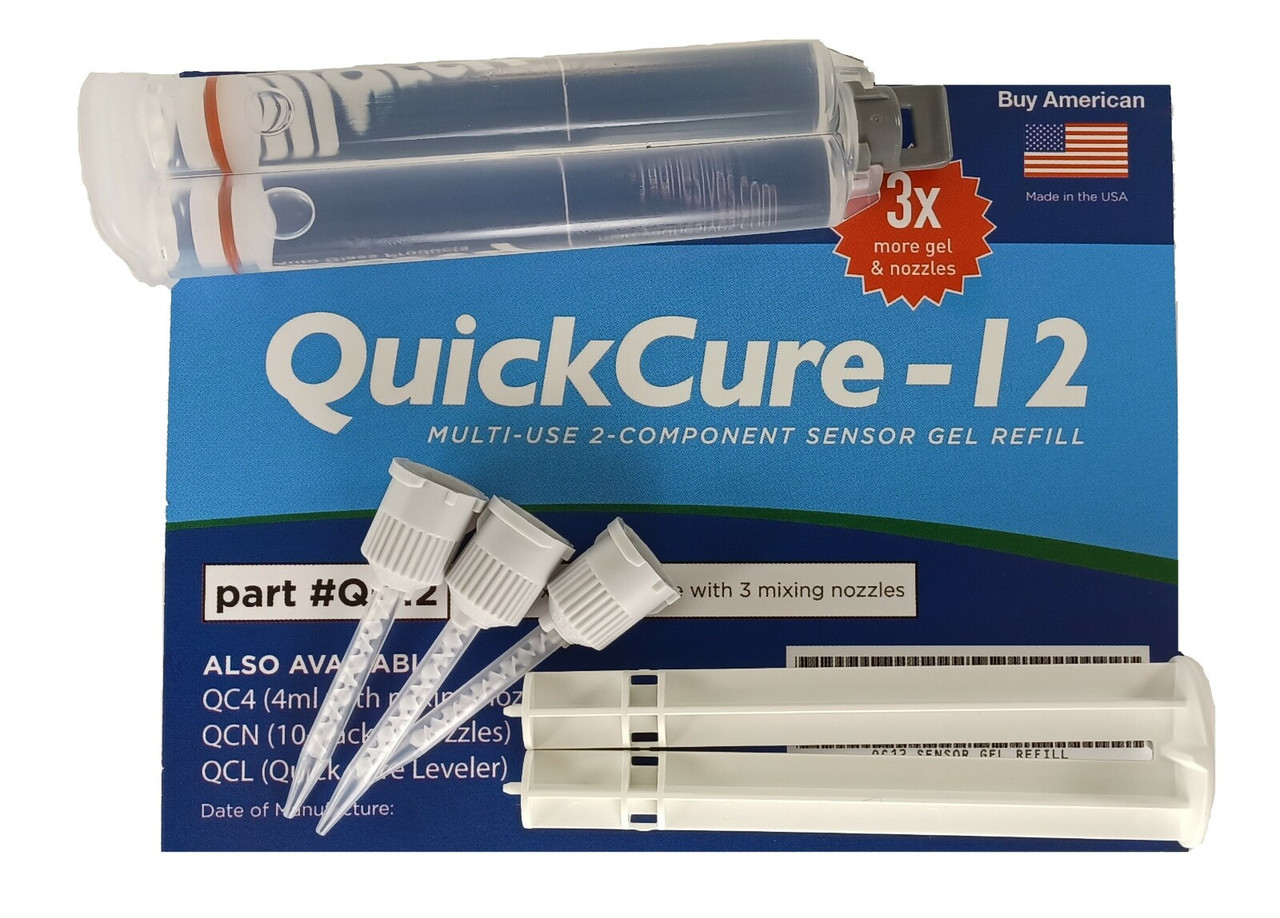 Marcy Quick Cure Auto Windshield Rain Sensor (Lens) Multi Gel Kit 12ml 2Part