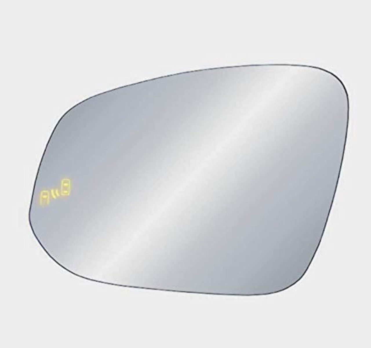 K Source For 14-19 Highlander Left Driver Heated Mirror Glass w/BlindSpot Warning w/Holder